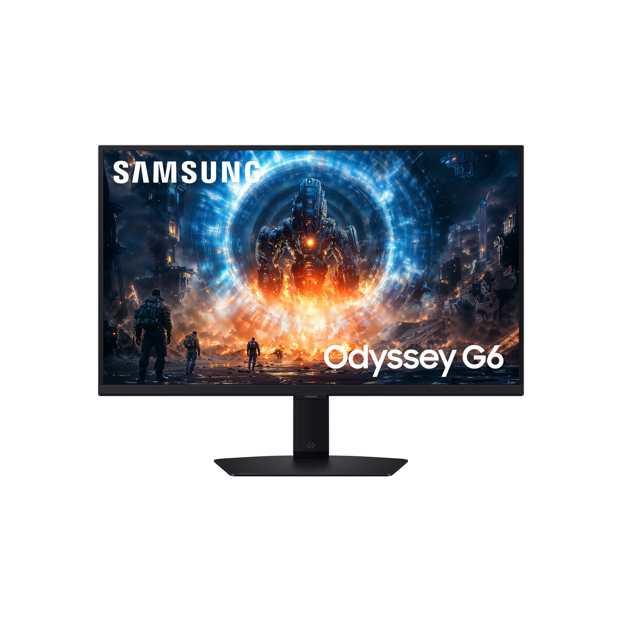 Samsung 27" LS27FG602EUXEN Odyssey G6 G60F Monitor - 2560x1440, QHD, 350Hz, Gamer, Fekete
