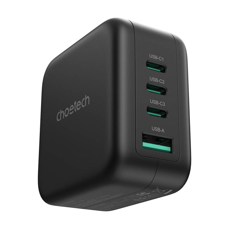 Choetech PD6055 70W GaN hálózati töltő amerikai  EU, UK, AU adapterekkel