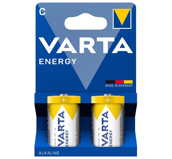 Varta ENERGY tartós elem (C/baby, LR14, 1.5V, alkáli) 2db/csomag (4114229422)