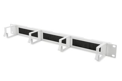 DIGITUS gyűrűs fésüs kábelrendező panel 1U 19" fehér (DN-97662)