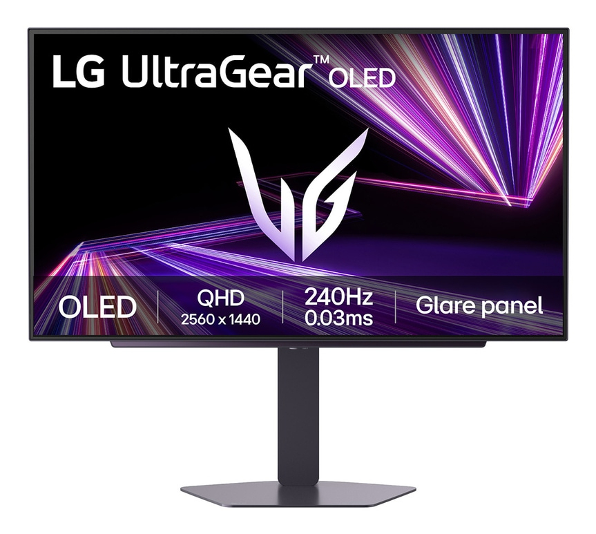 LG  27" 27GX704A Monitor - 2560x1440, OLED, 240Hz, 0,03ms, Gamer, Fekete