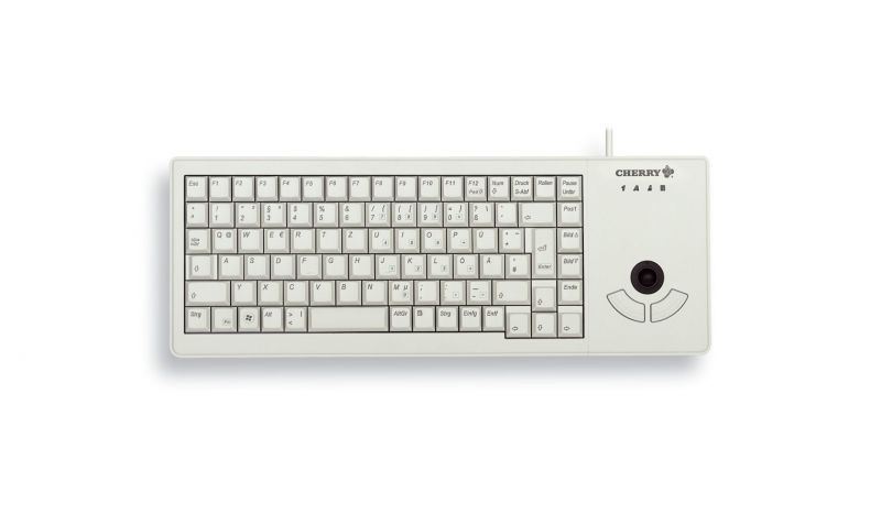 Cherry XS Trackball olasz billentyűzet világosszürke (G84-5400LUMIT-0)