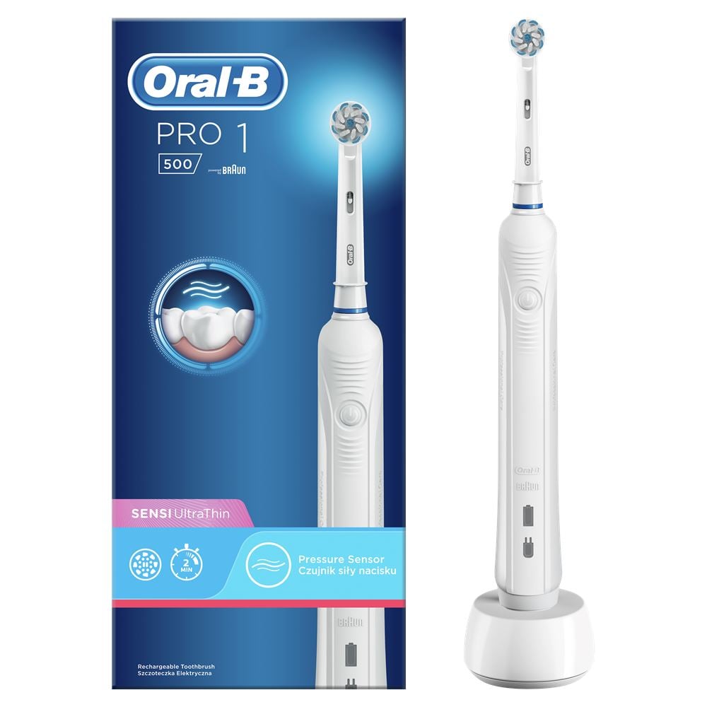 Braun Oral-B PRO  500 D16 elektromos fogkefe Sensi fejjel (10PO010172)