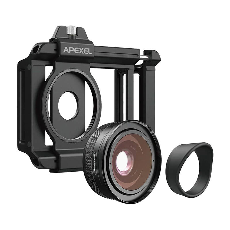APEXEL ZM-100 10-20x makroobjektív okostelefonhoz F1.05
