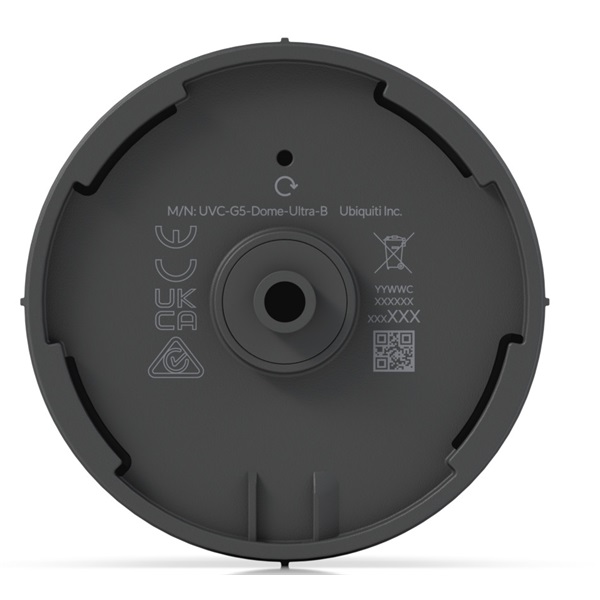 Ubiquiti UniFi UVC-G5-Dome-Ultra-B UniFi beltéri fekete 4 MP 2K IP kamera Ubiquiti UniFi UVC-G5-Dome-Ultra-B UniFi beltéri fekete 4 MP 2K IP kamera