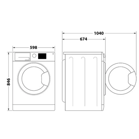Whirlpool WP B8X WBS EE Hőszivattyús szárítógép Fehér/Fekete - 8 kg, B energiaosztály