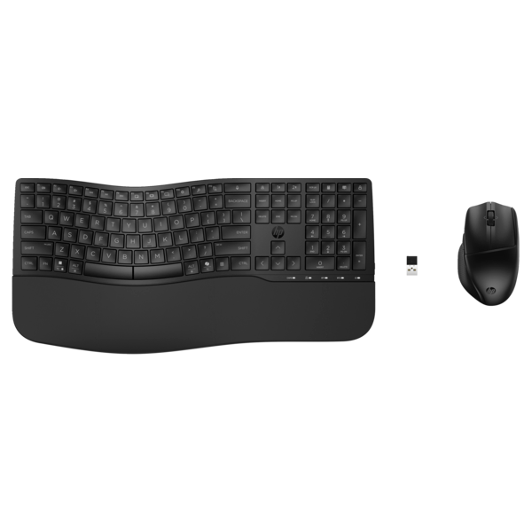 HP vezeték nélküli programozható kettős billentyűzet és egér Comfort 680 Fekete HU