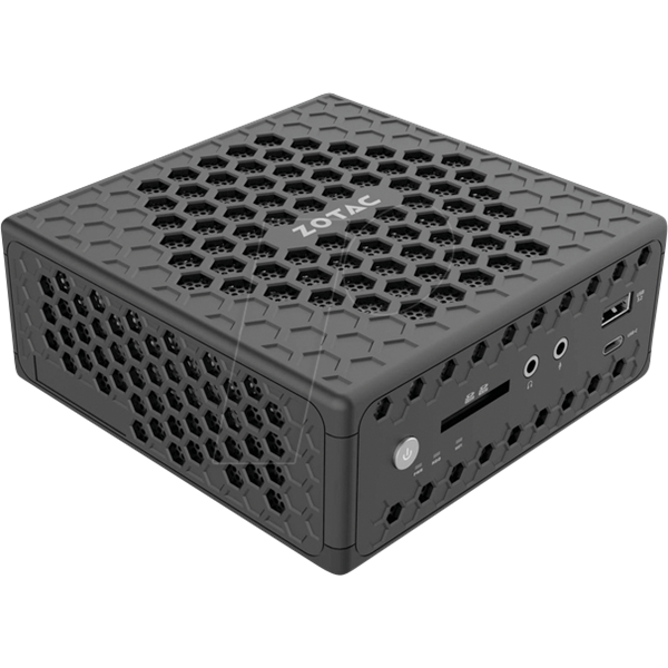 ZOTAC  ZBOX Intel N-series N100 3.4GHz HDMI Displayport 2xLAN WIFI BT M.2 + 2.5 HDD hely 4xUSB Passzív  Barebone PC