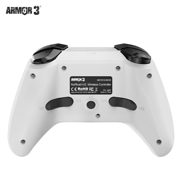 Armor3 M07619-WHHE NuRival Nintendo Switch/OLED vezeték nélküli Hall Effect Stick fehér kontroller