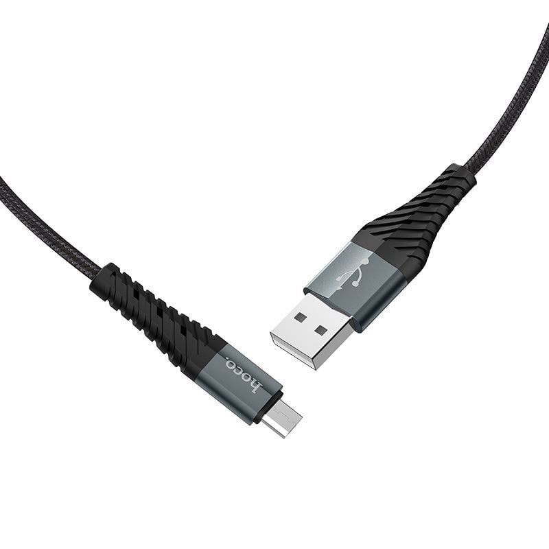Hoco X38 MicroUSB kábel fekete-szürke (HC710543)