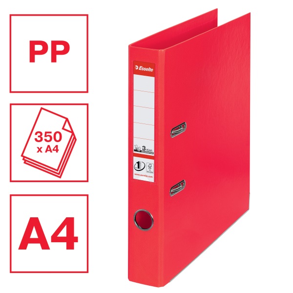 Esselte Standard Vivida A4 5cm piros iratrendező
