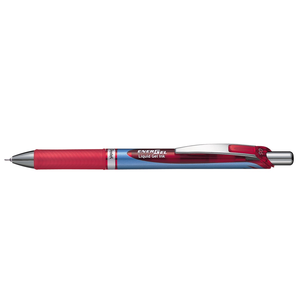 Pentel Rollertoll zselés 0,25mm tűhegyű  EnerGelX  írásszín piros (BLN75-BO)