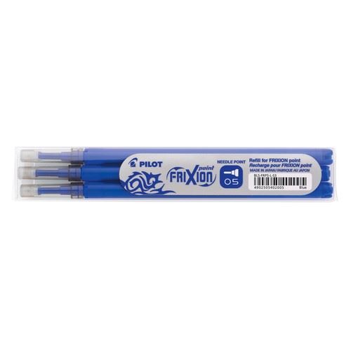 Pilot Frixion Point 0,5mm 3db-os kék rollertoll betét (BLS-FRP5-L-S3)
