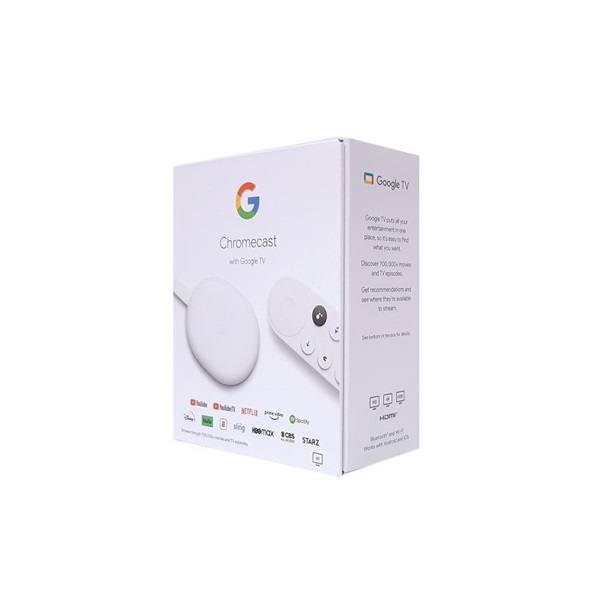 Google Chromecast + Google TV (HD) fehér (GA03131)