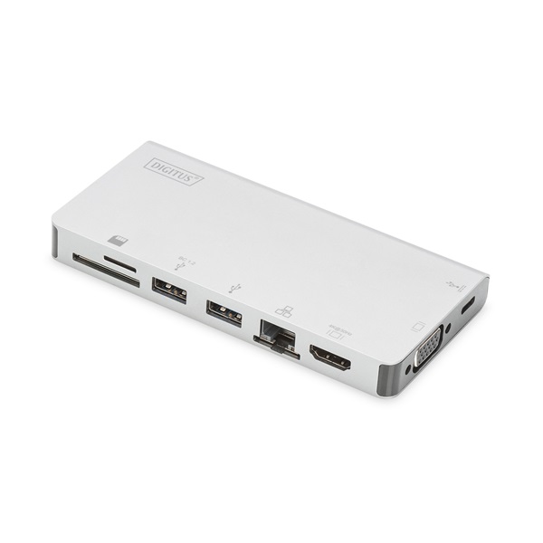 Digitus USB Type-C Multiport Travel Dock notebook dokkoló (DA-70866)