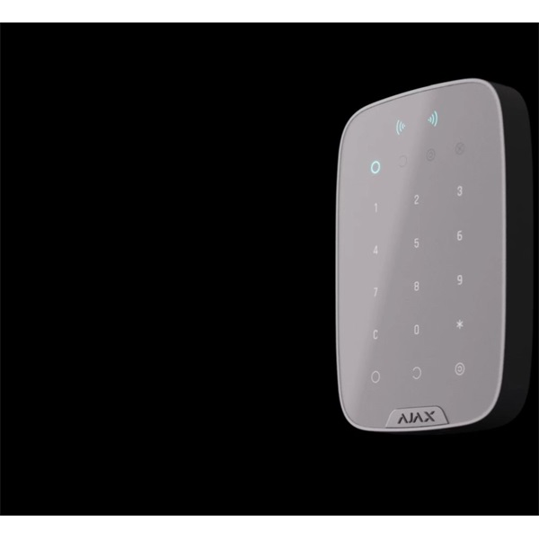 Ajax Keypad Plus WH fehér proxy olvasós vezetéknélküli kezelő