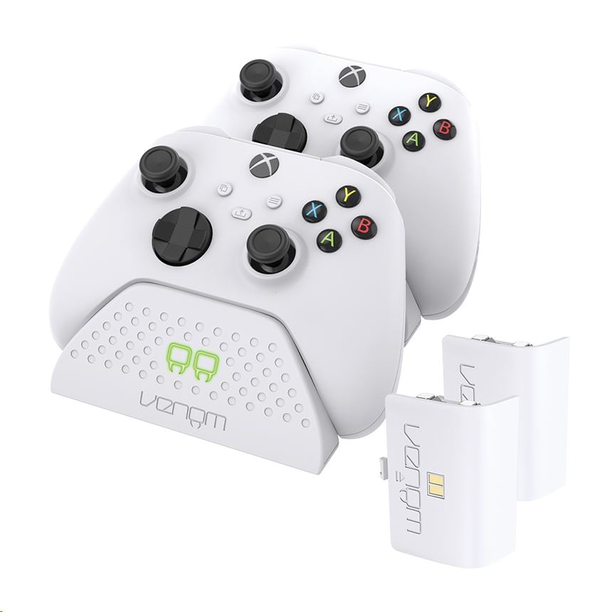 Venom VS2871 Xbox Series X/S dupla töltőállomás akkumulátorokkal fehér Venom VS2871 Xbox Series X/S dupla töltőállomás akkumulátorokkal fehér