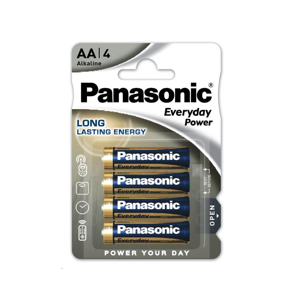Panasonic 1.5V Alkáli AA ceruza elem Everyday Power (4db / csomag) (LR6EPS/4BP) Panasonic 1.5V Alkáli AA ceruza elem Everyday Power (4db / csomag) (LR6EPS/4BP)