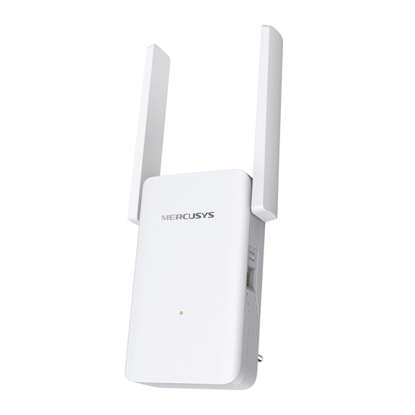 Mercusys WiFi AX3000  ME80X 2402Mbps 5GHz + 574Mbps 2,4GHz  1x1Gbps  2 állítható antenna  WPS  Range Extender