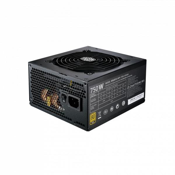 COOLER MASTER MWE 750W 12cm 80+ Gold V2 Aktív PFC Tápegység