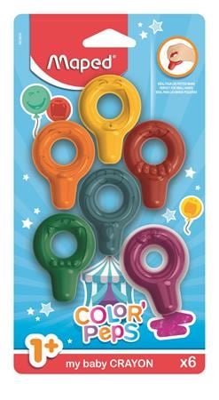 Maped "Color`Peps Baby" zsírkréta 6 db (863806)