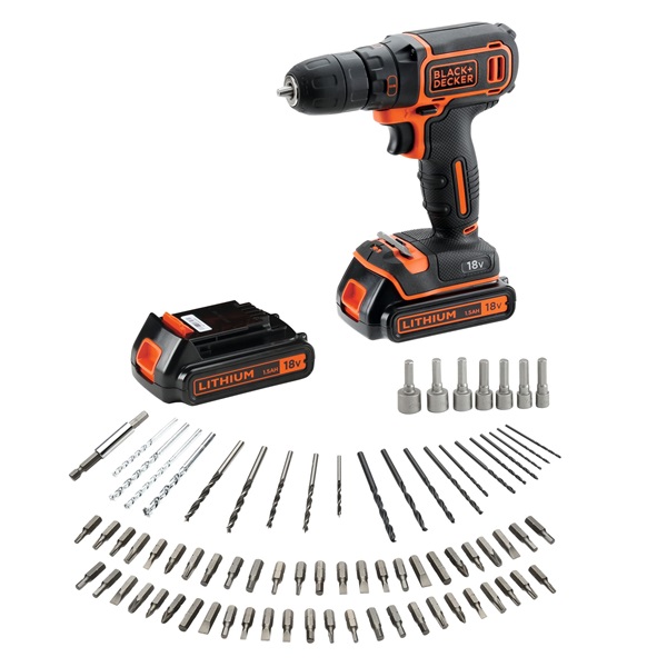 Black&Decker BDCDC18B-QW  18V 1.5Ah Li-Ion akkus fúrócsavarozó