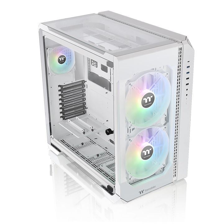 Thermaltake View 51 Tempered Glass Snow ARGB Edition táp nélküli ablakos ház fehér (CA-1Q6-00M6WN-00) Thermaltake View 51 Tempered Glass Snow ARGB Edition táp nélküli ablakos ház fehér (CA-1Q6-00M6WN-00)