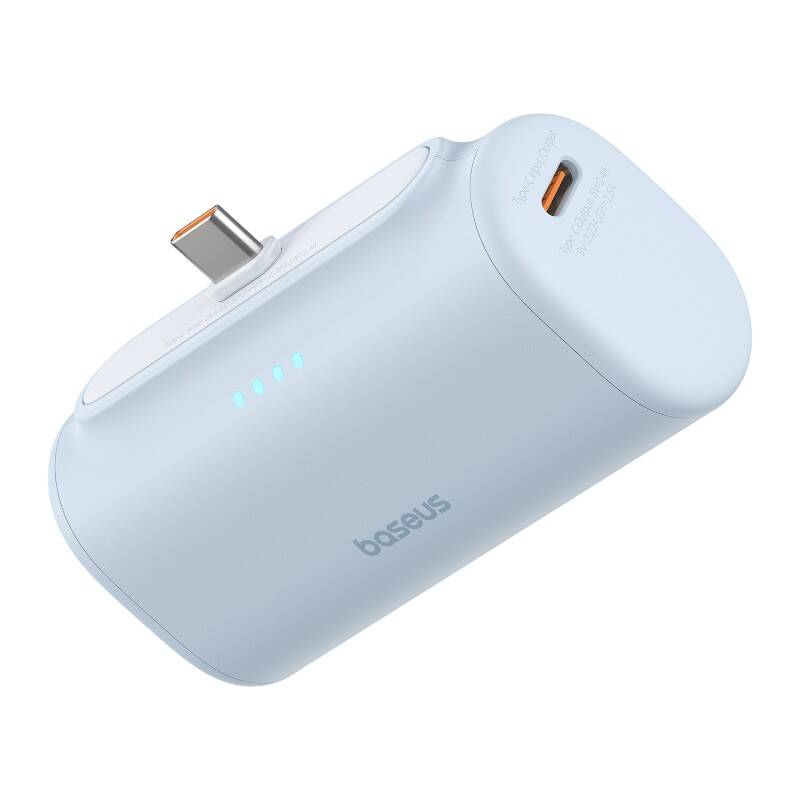  baseus Compact USB-C 5000mAh  20W Powerbank Kék
