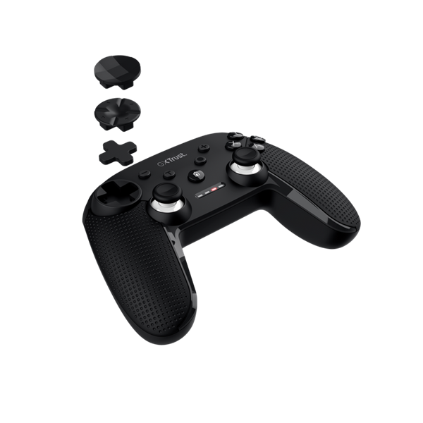 Trust Gamepad Vezeték nélküli  GXT 542 Muta  Playstation design  fekete PC, switch, konzol kompatibilis. 
