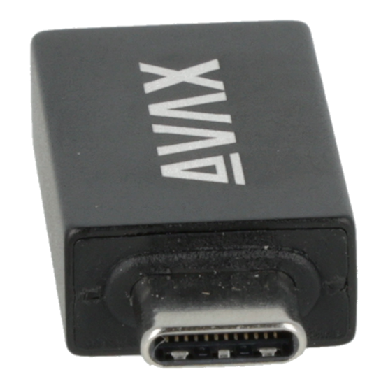  AVAX AD602 CONNECT+ Type C - USB A OTG adapter 