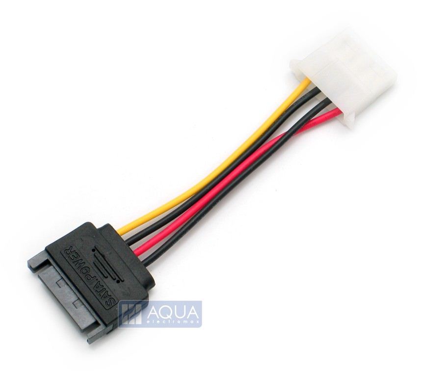 DeLock DL60115 Adapter Power SATA 4pin Molex -> 15pin SATA female DeLock DL60115 Adapter Power SATA 4pin Molex -> 15pin SATA female