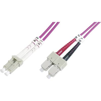Üvegszál LWL csatlakozókábel 1x - 1x 50/125µ 5m Multimode OM4 Digitus DK-2532-05-4 Üvegszál LWL csatlakozókábel 1x - 1x 50/125µ 5m Multimode OM4 Digitus DK-2532-05-4