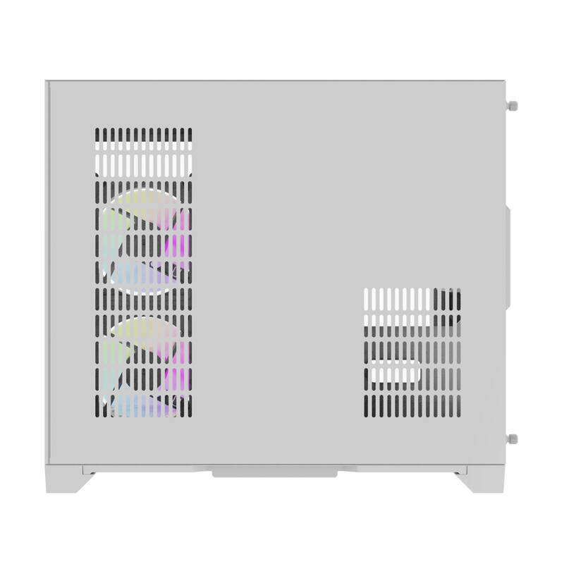 Darkflash FT418 számítógépház + 6 ARGB ventilátor Fehér 