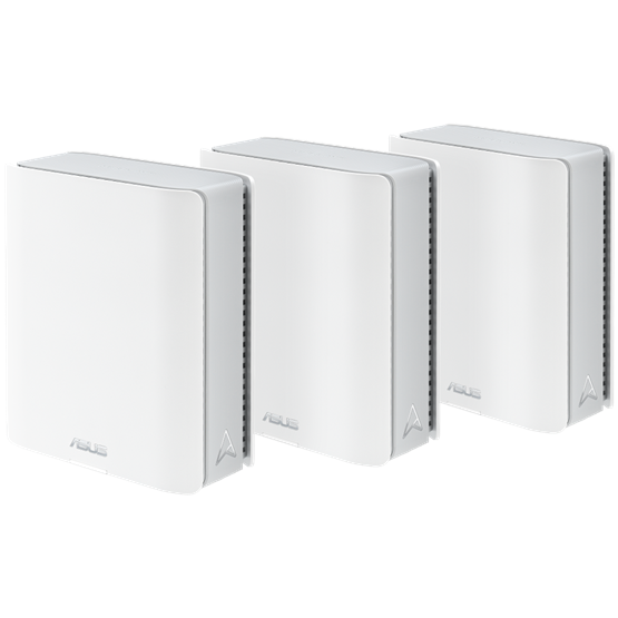 LAN/WIFI Asus Router 8643 Mbps Tri-band WiFi7 AiMesh BT8(W-3-PK)