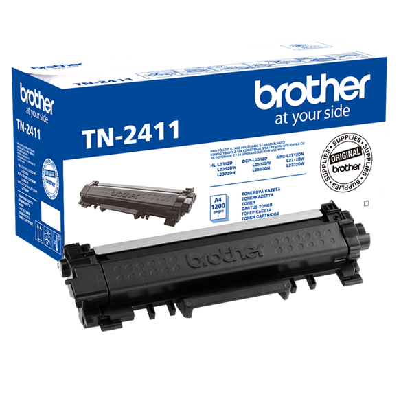 BROTHER Toner TN-2411 Standard 1200 oldal (ISO/IEC 19752)  Fekete