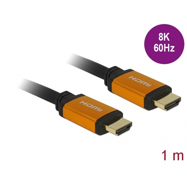 Delock Ultra nagy sebességű HDMI kábel 48 Gbps 8K 60 Hz 1 m /85727/