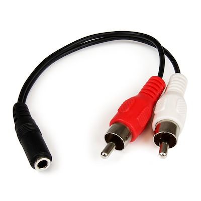 StarTech.com 3.5mm anya - 2x RCA apa Stereo audio kábel (MUFMRCA)