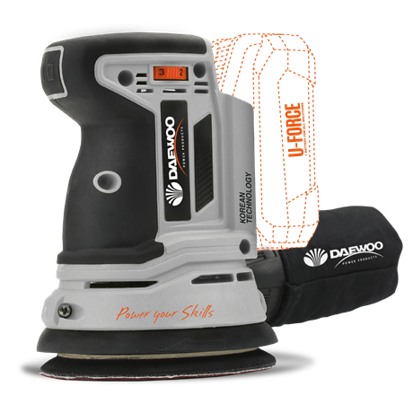 Daewoo DALOS18-1 AKKUS EXCENTERCSISZOLÓ akku és töltő nélkül