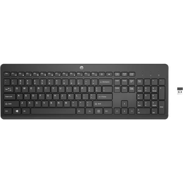 HP 230 Vezeték nélküli Billentyűzet fekete HP 230 Vezeték nélküli Billentyűzet fekete