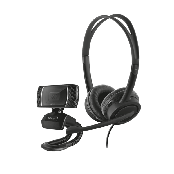Trust 24036 Doba 2in1 fekete home office szett