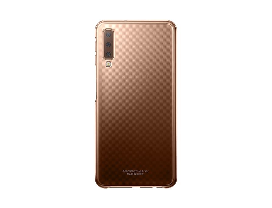 Samsung Galaxy A7 (2018) Gradation Színátmenetes tok aranyszínű (EF-AA750CFEGWW)