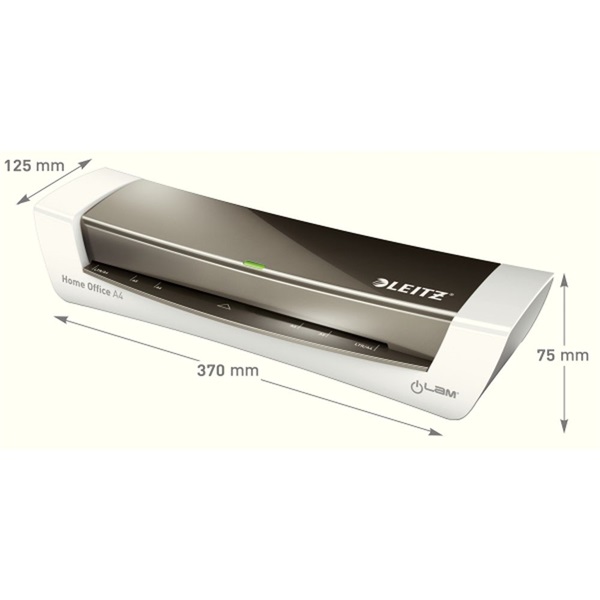 LEITZ "iLam Home Office" A4 laminálógép  (73680089) szürke