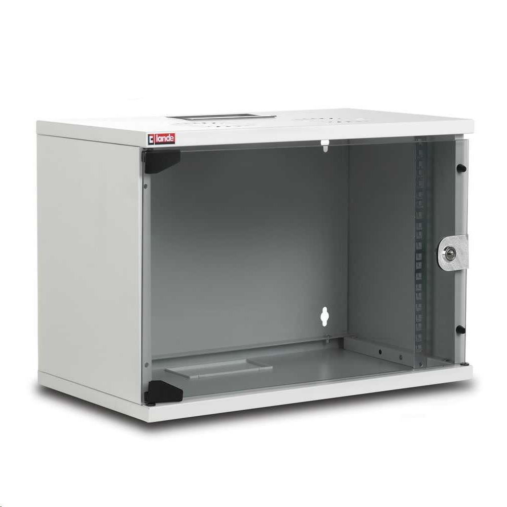 Lande NETbox SOHO 9U 19" fali rack szekrény szürke (LN-SH09U5440-LG-F0)