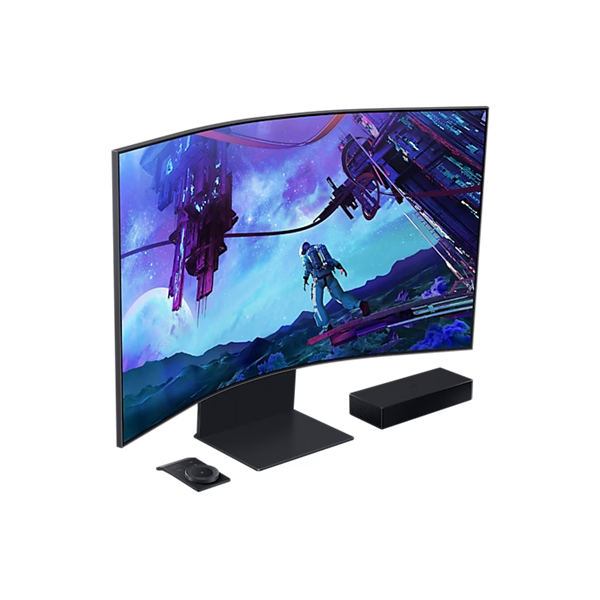 SAMSUNG G97NC Ívelt Gaming 165Hz VA monitor 55" 