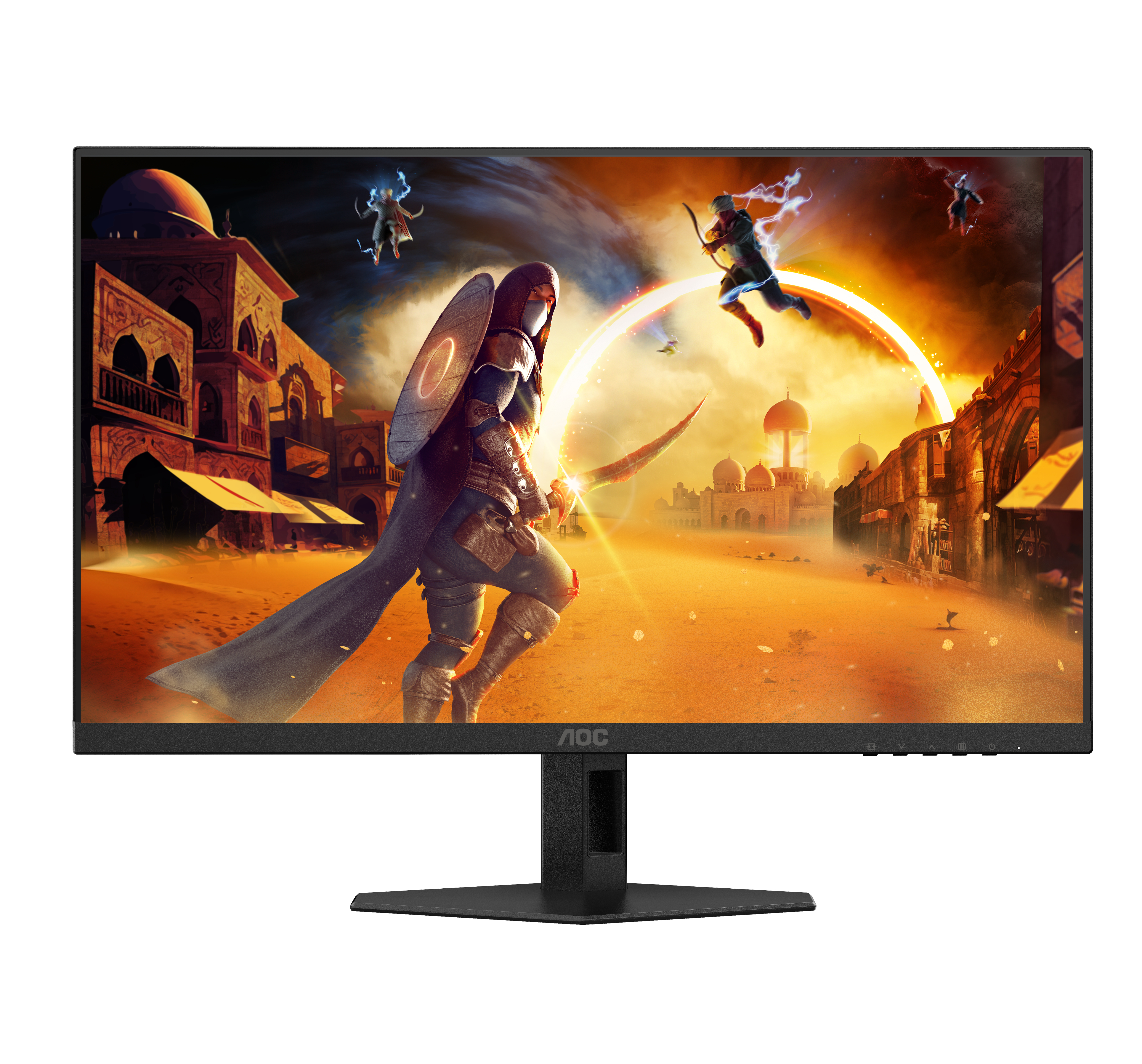 AOC 23,8" 24G4XE Monitor - 1920x1080,  IPS, FHD, 180Hz, 1ms, Hangszóró, Gamer, Fekete