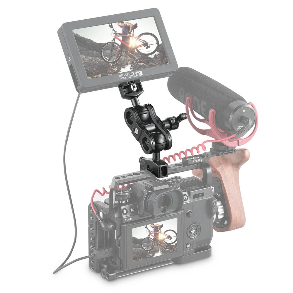 SMALLRIG Articulating Arm with Screw Ballhead and NATO Clamp Ballhead  