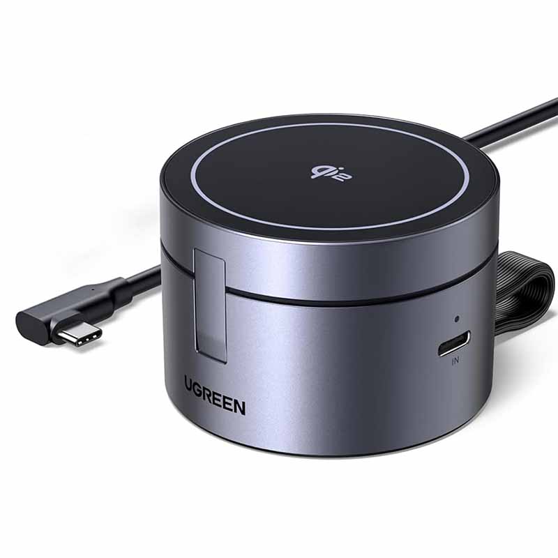UGREEN 25W USB-C töltő W712 Mágneses 3in1 Fekete