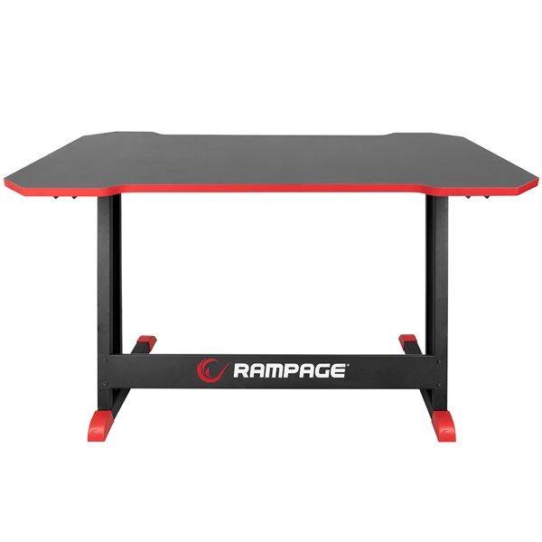 Rampage MR-01 Arena Karbon gaming asztal fekete-piros (36106)