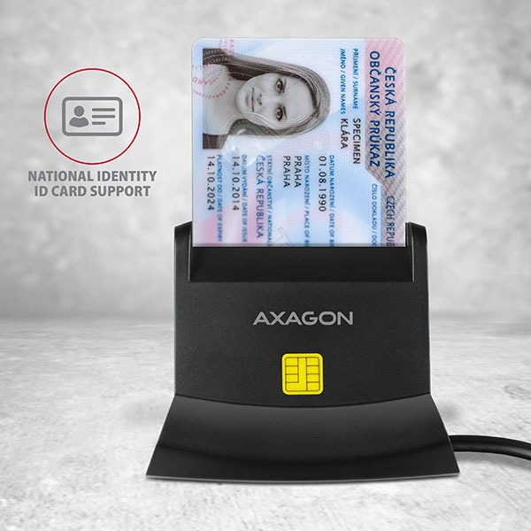 Axagon Smart Card olvasó (CRE-SM2)