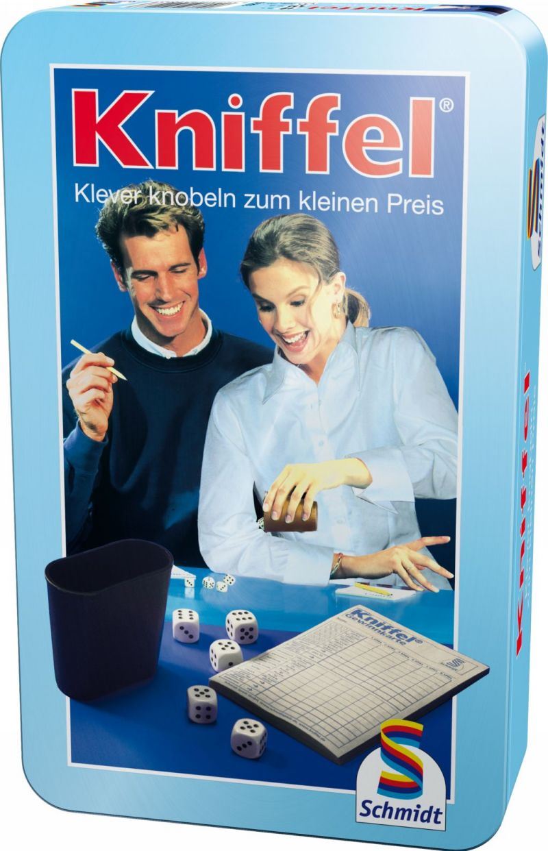 Schmidt Spiele kockapóker fémdobozban (4001504512033)